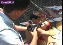 Op de set bij ruige porno