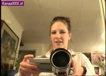 De lesbische meisje maken zelf een porno film