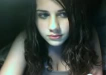 Webcam tieners, meisje met enorme dikke tieten